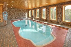 Smoky Mountain Cabin Indoor Pool